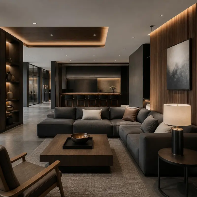 Render 3D de proyecto de interiorismo