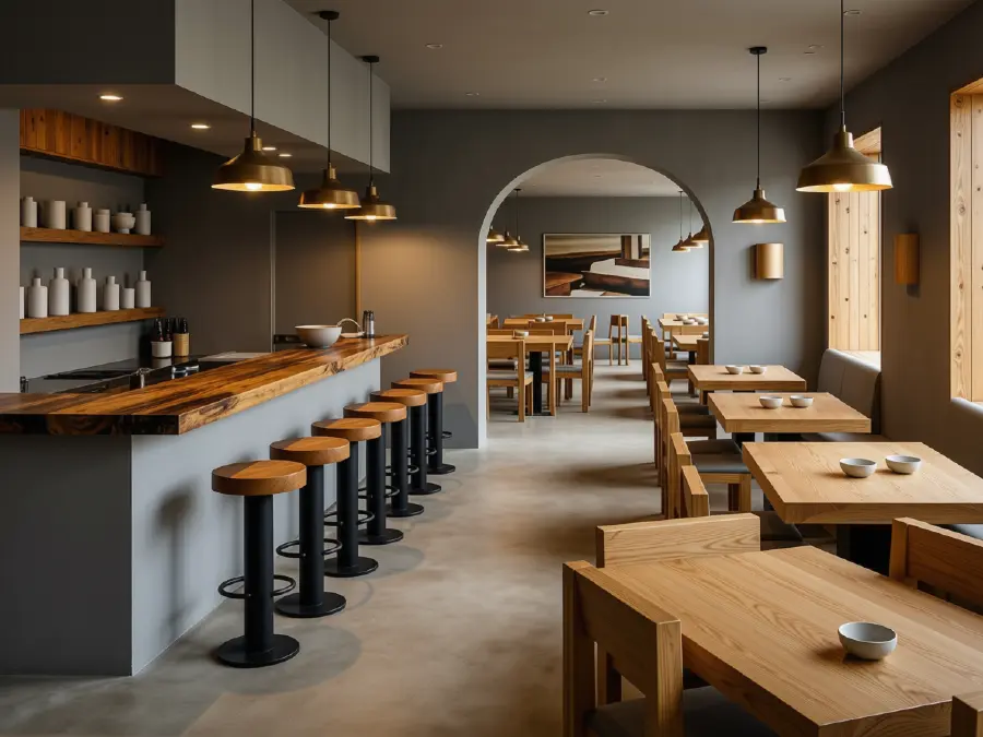 Espacio de hostelería en Madrid terminado, resultado real